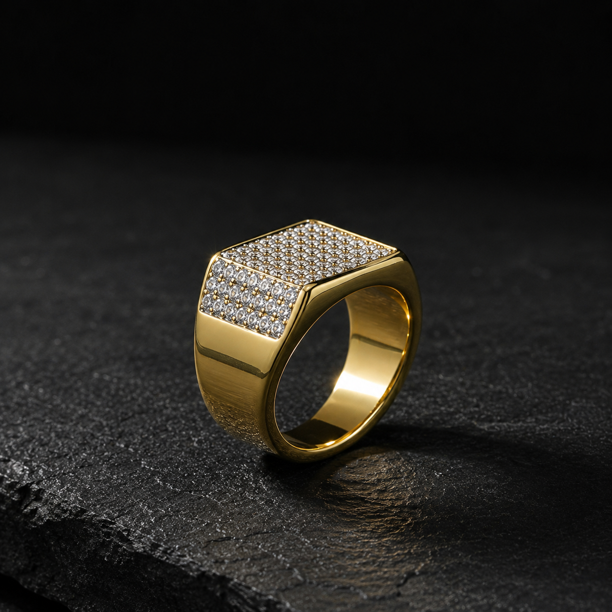 Sovereign Pave Signet Ring