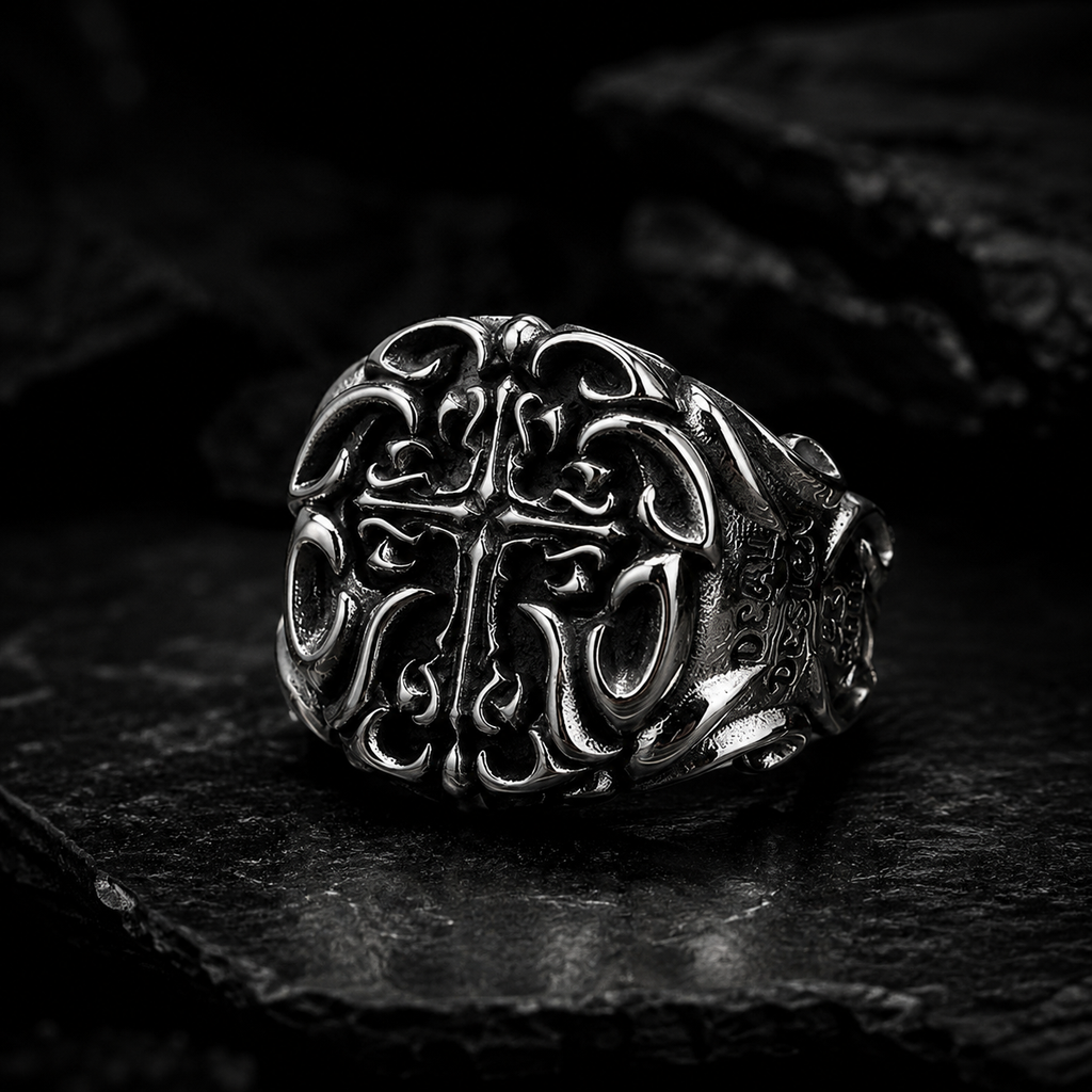 The Crowned Cross Ring